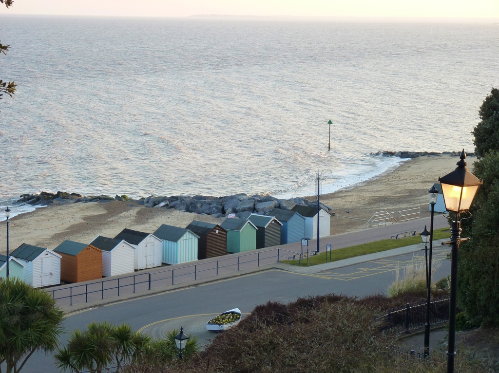Felixstowe prom on a chilly April evening by lellie