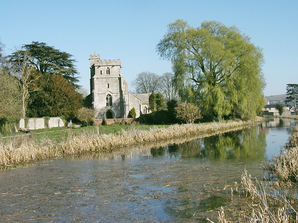 Church by the Canal by ladymagpie