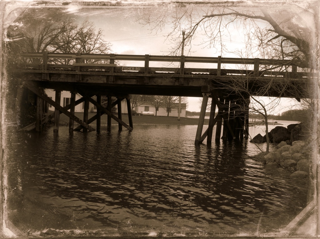 Fisher Road Bridge, Circa 2013 by juliedduncan