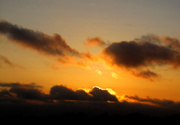 10th Apr 2013 - Setting Sun In Gorleston (wide)