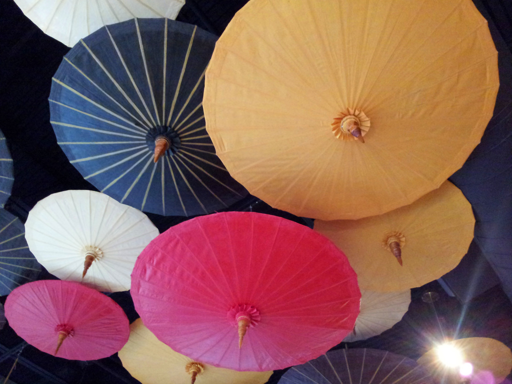 Paper Umbrellas by ldedear