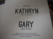 10th Apr 2013 - Wedding Typography