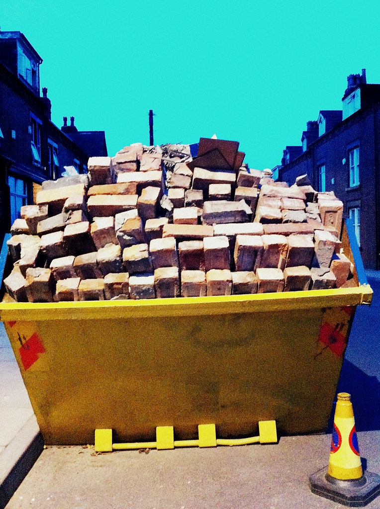 Skip Full of Bricks by rich57