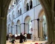 17th Apr 2013 - 'arches': wind quintet rehearsal in Chichester Cathedral