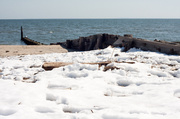 19th Apr 2013 - Have you ever seen snow on the beach?!