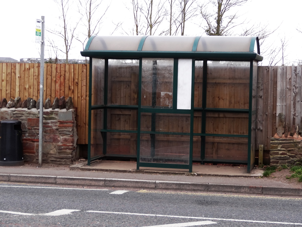 The green bus shelter - 21-4 by barrowlane