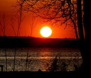 22nd Apr 2013 - Sunset at the lake