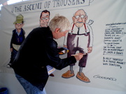 20th Apr 2013 - Cartoonists at work...