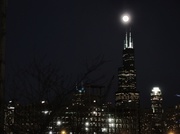 24th Apr 2013 - Moon Over The Sears Tower