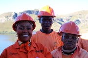 22nd Apr 2013 - Construction workers at Metsi Matso
