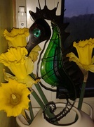 24th Apr 2013 - #119 Seahorse with daffodils Back lit