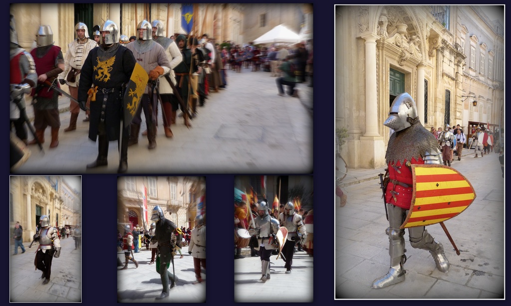 MEDIEVAL MDINA - KNIGHTS IN ARMOUR by sangwann