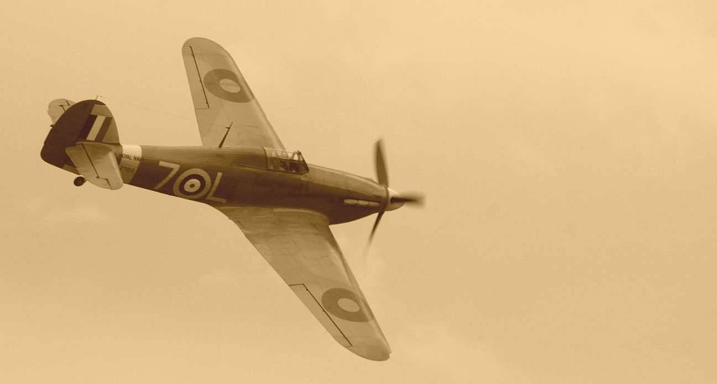 Supermarine Spitfire? No it's not! It is a Hawker Hurricane by netkonnexion