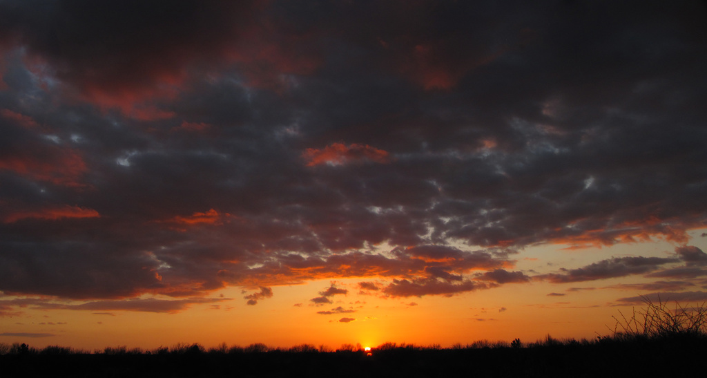 April Sunset Panorama 2 by itsonlyart