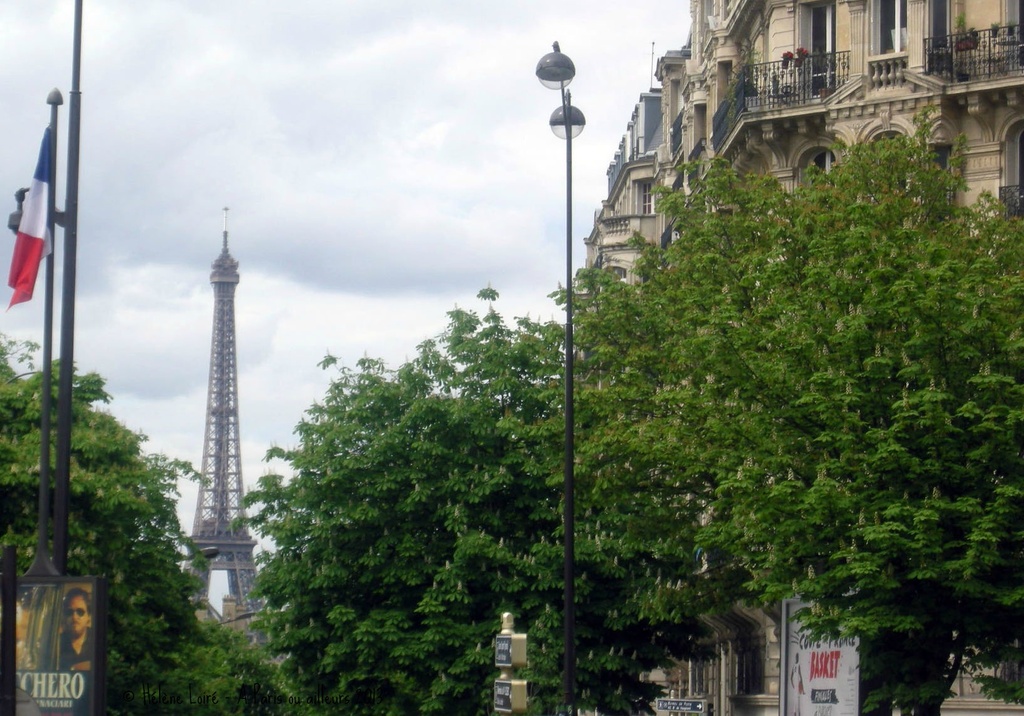 Eiffel tower from boulevard Pasteur #2 by parisouailleurs