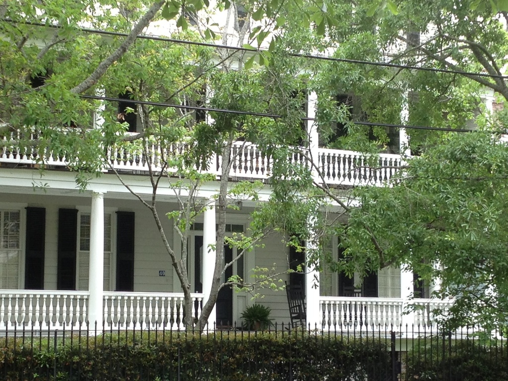 Magnificent porches on one of my favorite old Charleston houses. by congaree