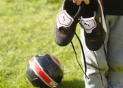 4th May 2013 - Football boots & knees