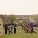Good Friday at Stanton Drew Stone Circle with worshippers by lbmcshutter