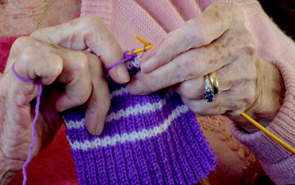 92 years and still knitting by kiwinanna