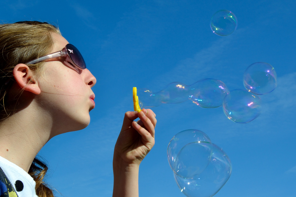 Just blowing bubbles by richardcreese