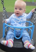 5th May 2013 - Ollie swinging....