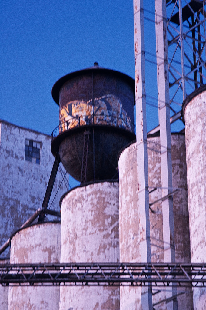 Water Tower, Vintage Style by taffy