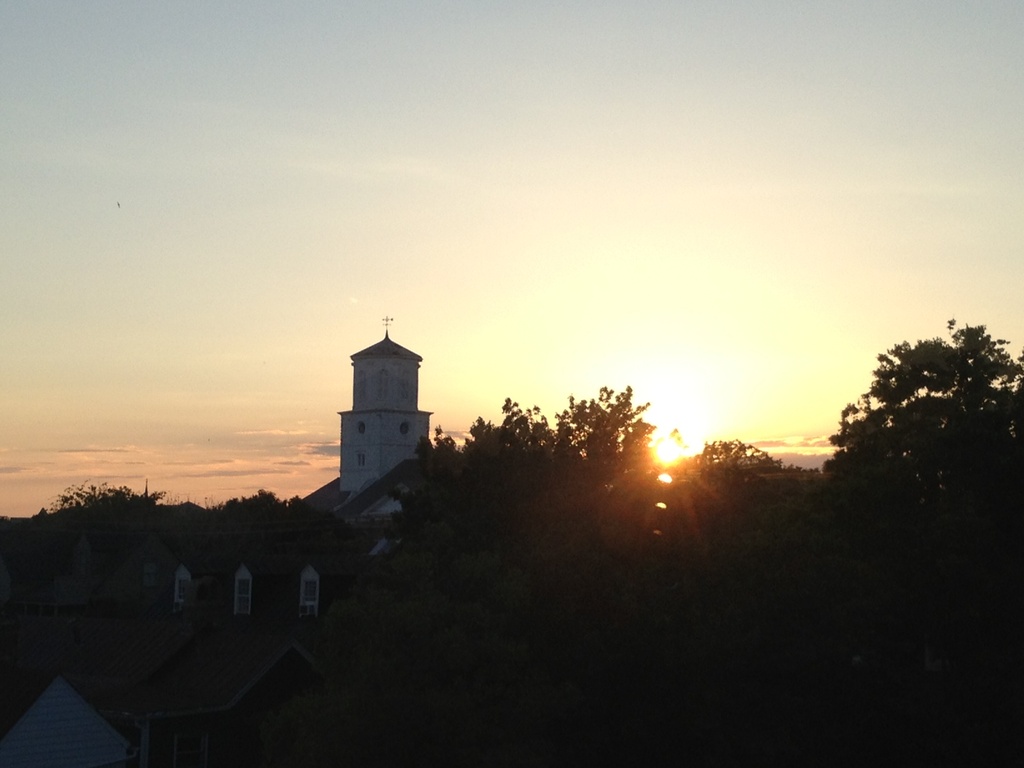 Sunset, Wraggborough neighborhood, Charleston, SC by congaree