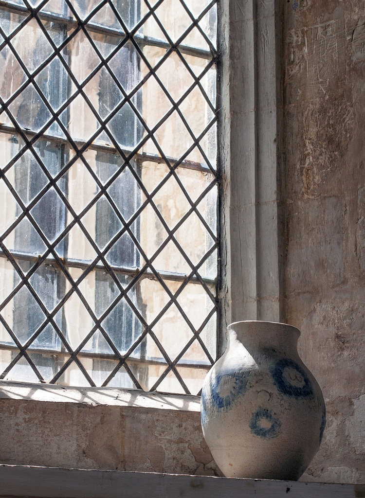 Church window with vase by dulciknit
