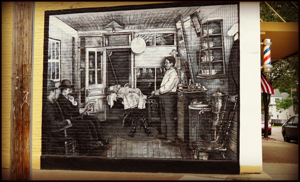 Olde Tyme Barber Shoppe by juliedduncan