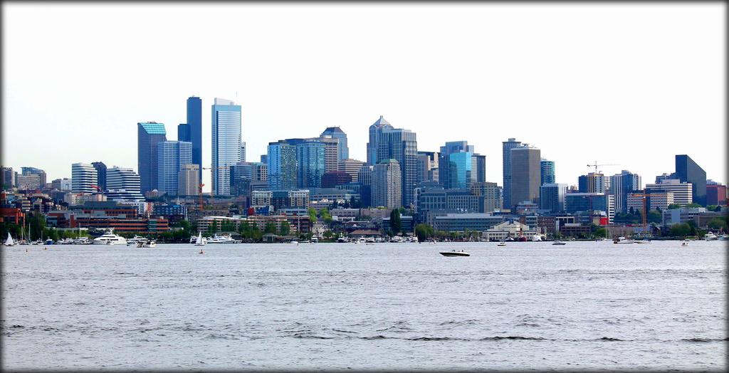 Seattle from Gasworks Park by jankoos