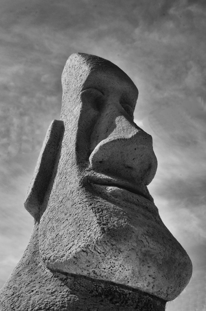 Easter Island figure by seanoneill