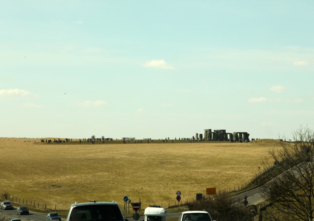 Motorway views of Stonehenge at 40mph - through the windscreen by lbmcshutter