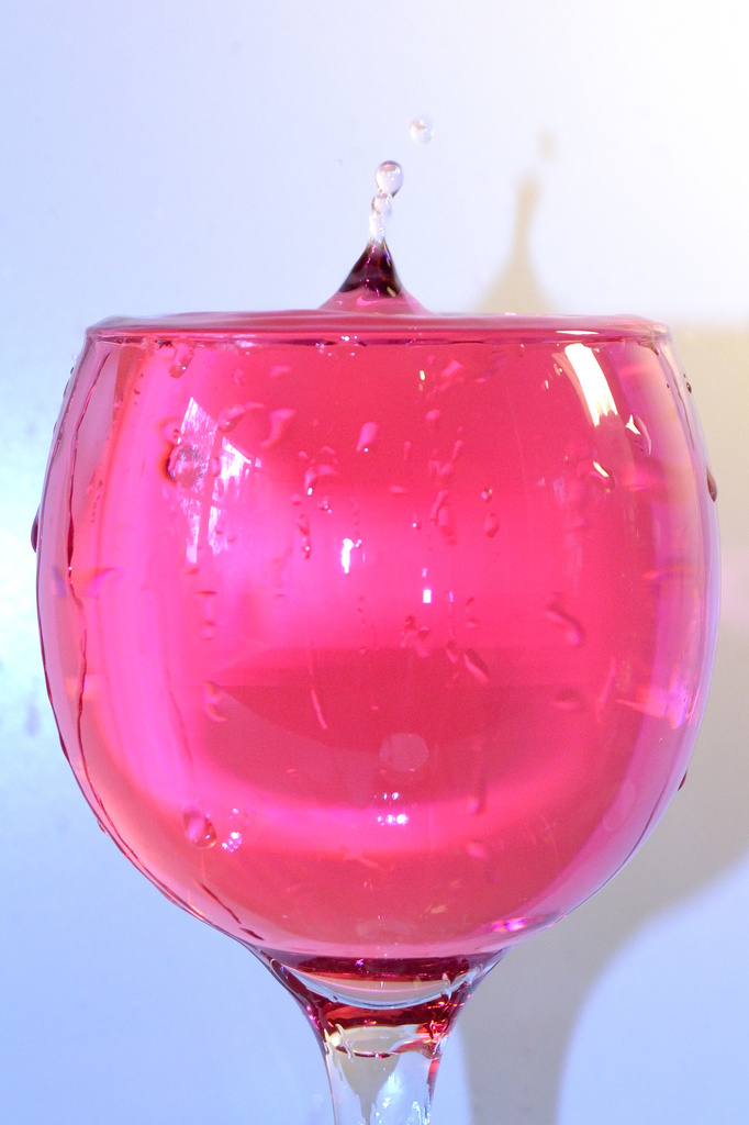 Pink splash by richardcreese