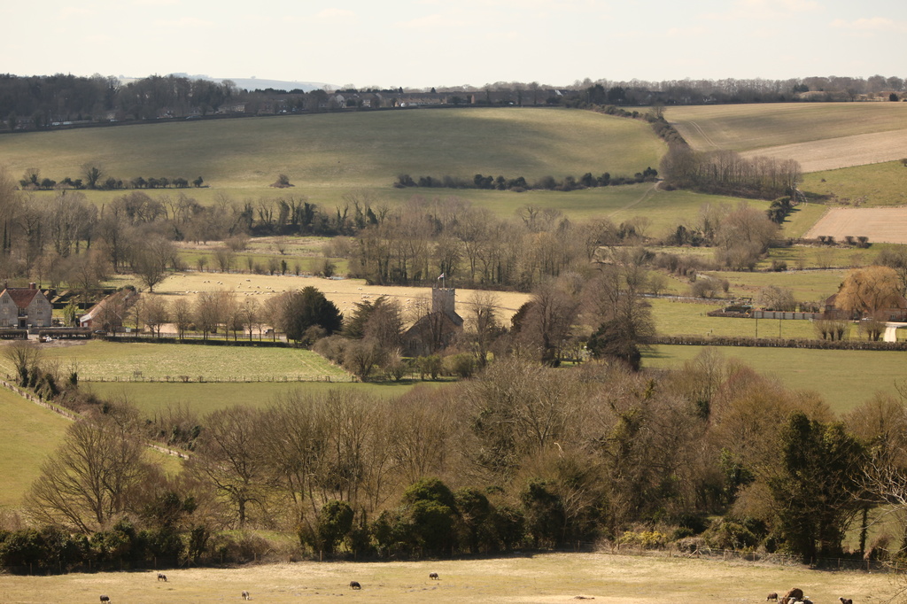 telephoto landscape: for me this view is a quintessential english pastoral scene by lbmcshutter
