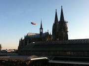 19th May 2013 - Balloon over Cologne cathedral. 