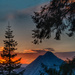Mt Shasta Sunset  by jgpittenger