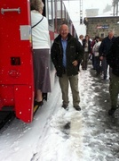 21st May 2013 - Roger outside the Bernina Express. 