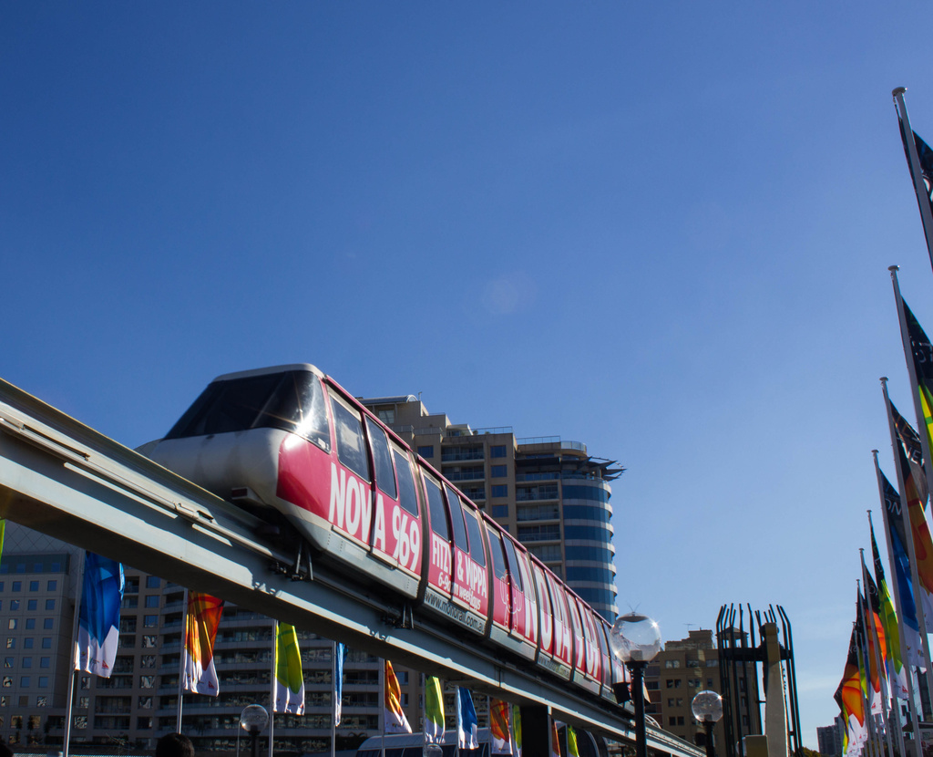 Sydney Monorail by goosemanning