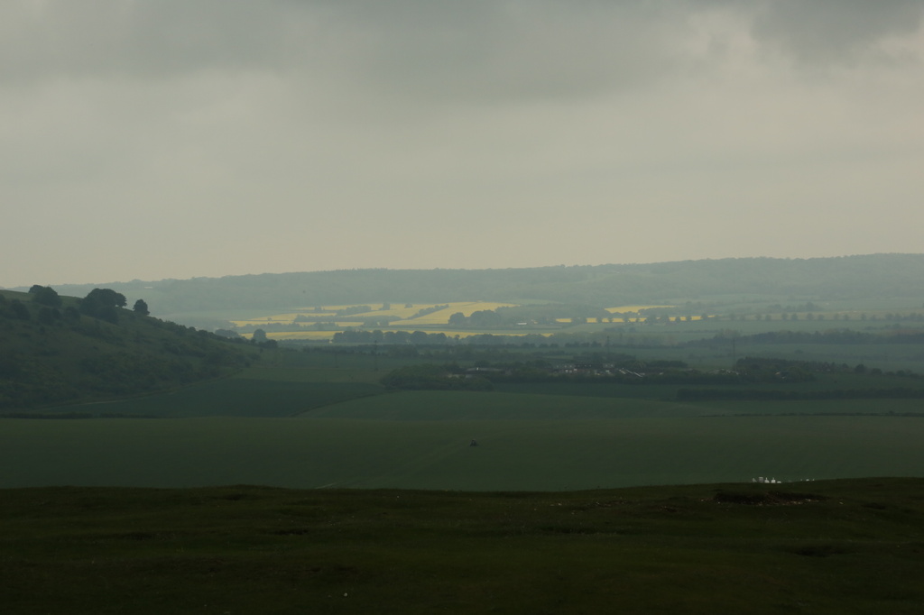 Landscape from Dunstable Downs by padlock