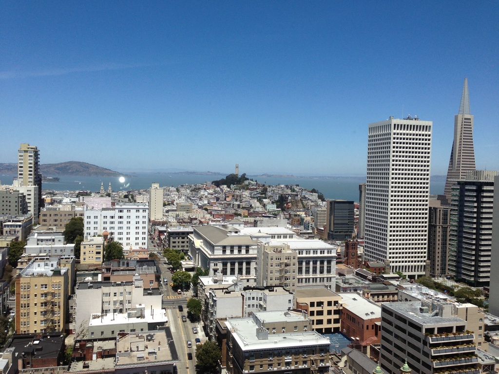 View of the City from the Grand Hyatt San Francisco by graceratliff