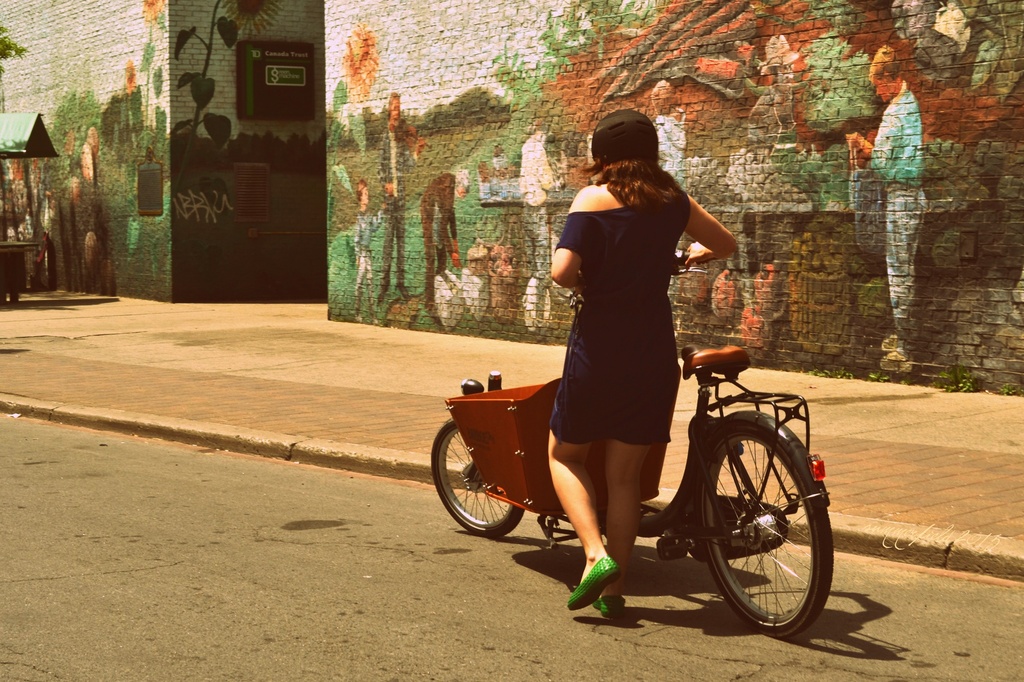 a girl and her bike by summerfield