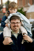 12th May 2013 - Father & Son on a cool Friday evening