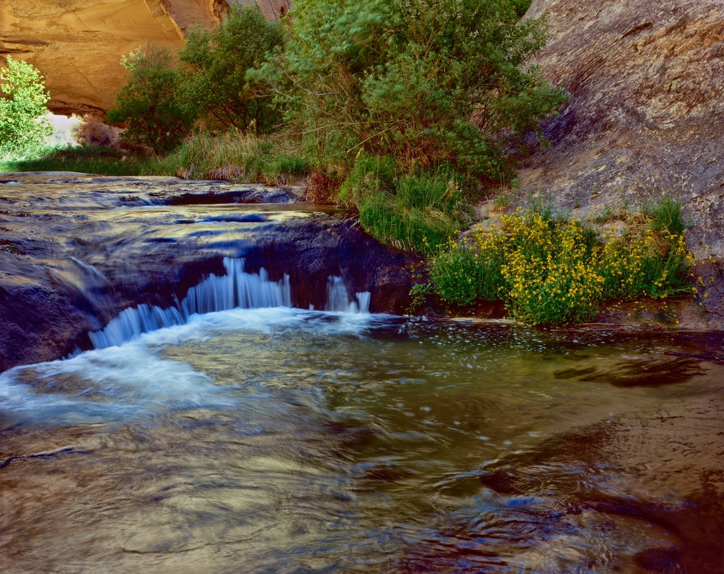 Little cascade by peterdegraaff