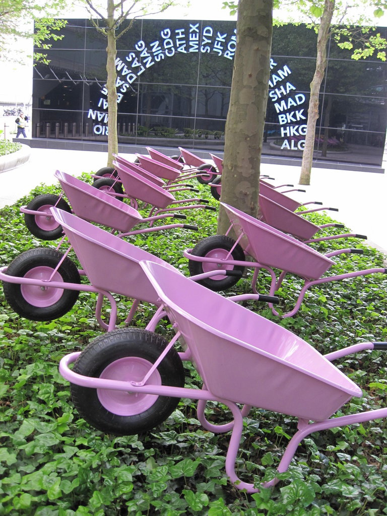 wheelbarrows by mariadarby