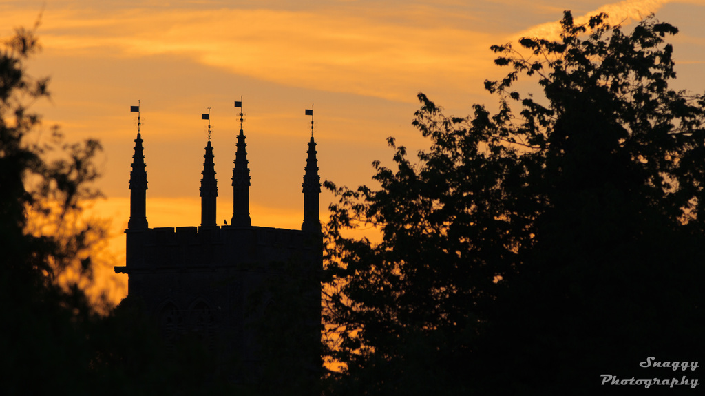 Day 153 - Hilmarton Church Silhouette by snaggy