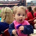 Excited to be at her first Cardinals baseball game by mdoelger