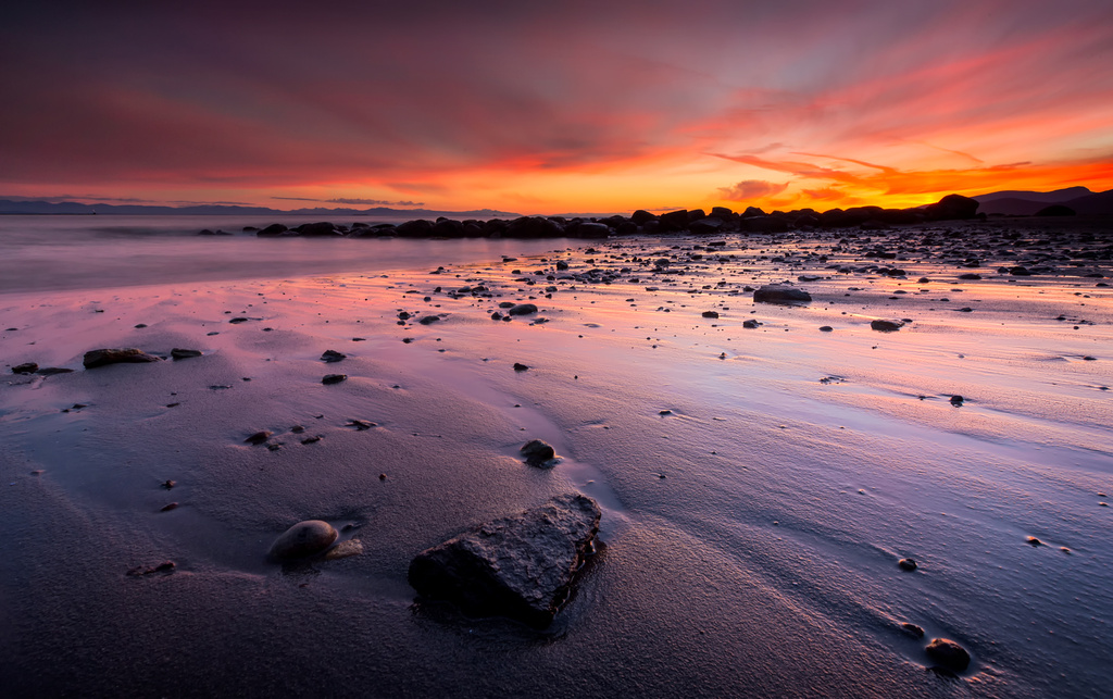 Wreck Beach Sunset by abirkill