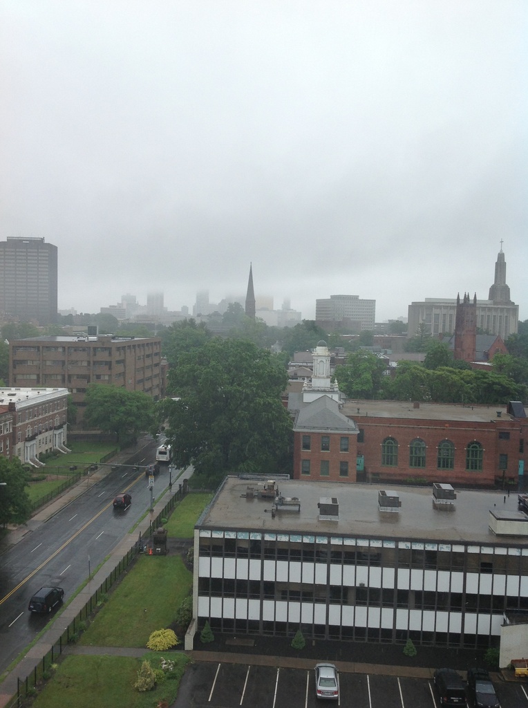 View of Hartford,Ct. From the 10 floor by brillomick