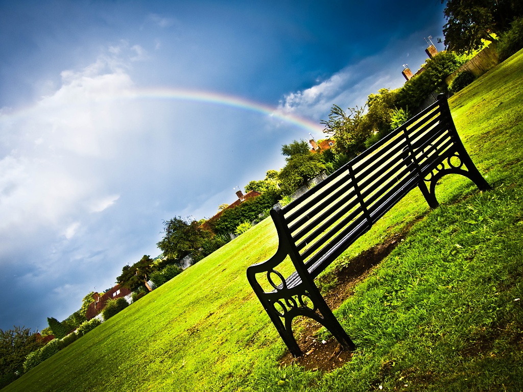 Front row for the rainbow by vikdaddy