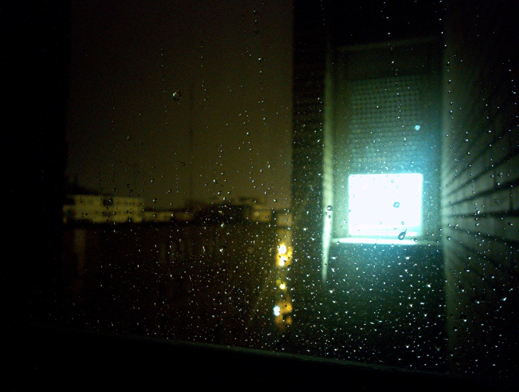 Raining outside by petaqui